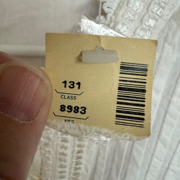 Vtg Forelli Blouse Women's Button Up Top White 4X XXXXL Comfort Relaxed Boxy - Picture 2 of 12